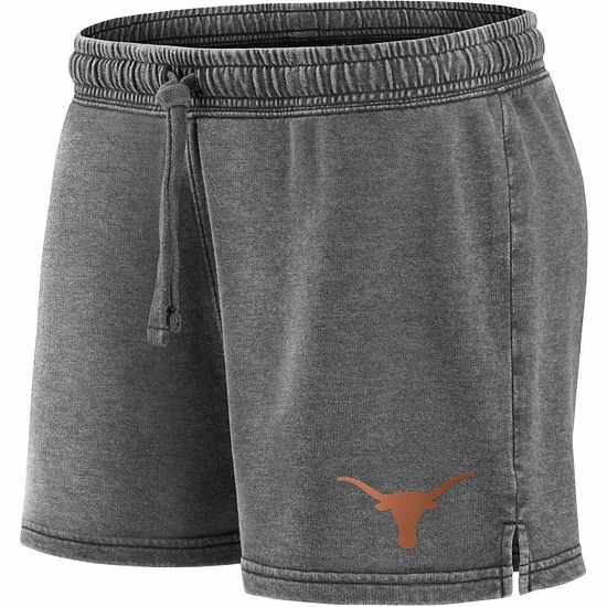 Women's Fanatics Branded Heathered Charcoal Texas Longhorns Retro French Terry Shorts Women's Fanatics Branded Heathered Charcoal Texas Longhorns Retro French Terry Shorts -Metaverse shop unnamed file 22934