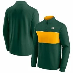 Men's Fanatics Branded Green/Gold Green Bay Packers Block Party Quarter-Zip Jacket -Metaverse shop unnamed file 2298