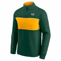 Men's Fanatics Branded Green/Gold Green Bay Packers Block Party Quarter-Zip Jacket -Metaverse shop unnamed file 2299