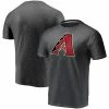Men's Fanatics Branded Charcoal Arizona Diamondbacks Official Logo Space Dye T-Shirt -Metaverse shop unnamed file 23048
