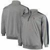Men's Fanatics Branded Heathered Charcoal Houston Texans Big & Tall Quarter-Zip Jacket -Metaverse shop unnamed file 23054