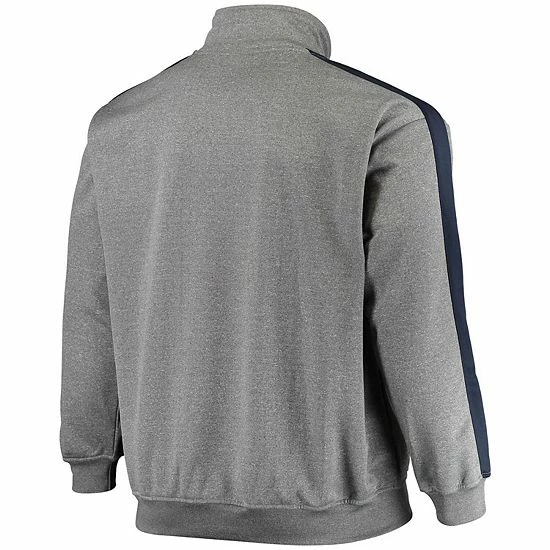 Men's Fanatics Branded Heathered Charcoal Houston Texans Big & Tall Quarter-Zip Jacket Men's Fanatics Branded Heathered Charcoal Houston Texans Big & Tall Quarter-Zip Jacket -Metaverse shop unnamed file 23057