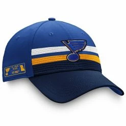 Men's Fanatics Branded Royal/Yellow St. Louis Blues 2020 NHL Draft Authentic Pro Flex Hat -Metaverse shop unnamed file 23071