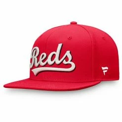 Men's Fanatics Branded Red Cincinnati Reds Team Core Fitted Hat