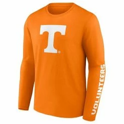 Men's Fanatics Branded Tennessee Orange Tennessee Volunteers Double Time 2-Hit Long Sleeve T-Shirt -Metaverse shop unnamed file 231