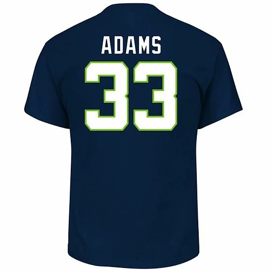 Men's Fanatics Branded Jamal Adams College Navy Seattle Seahawks Big & Tall Player Name & Number T-Shirt 5 Men's Fanatics Branded Jamal Adams College Navy Seattle Seahawks Big & Tall Player Name & Number T-Shirt - Image 3