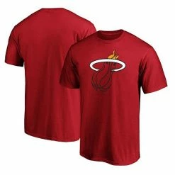 Men's Fanatics Branded Red Miami Heat Primary Team Logo T-Shirt -Metaverse shop unnamed file 23132
