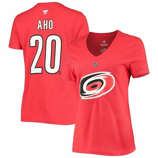 Women's Fanatics Branded Sebastian Aho Red Carolina Hurricanes Team Authentic Stack Name & Number V-Neck T-Shirt Women's Fanatics Branded Sebastian Aho Red Carolina Hurricanes Team Authentic Stack Name & Number V-Neck T-Shirt -Metaverse shop unnamed file 23139