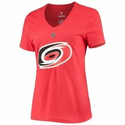 Women's Fanatics Branded Sebastian Aho Red Carolina Hurricanes Team Authentic Stack Name & Number V-Neck T-Shirt 4 Women's Fanatics Branded Sebastian Aho Red Carolina Hurricanes Team Authentic Stack Name & Number V-Neck T-Shirt -Metaverse shop unnamed file 23140