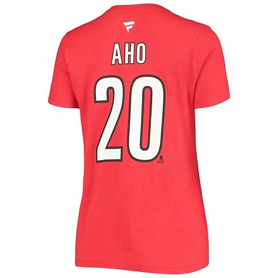 Women's Fanatics Branded Sebastian Aho Red Carolina Hurricanes Team Authentic Stack Name & Number V-Neck T-Shirt Women's Fanatics Branded Sebastian Aho Red Carolina Hurricanes Team Authentic Stack Name & Number V-Neck T-Shirt -Metaverse shop unnamed file 23141