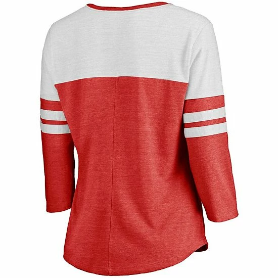 Women's Fanatics Branded Damian Lillard Red Portland Trail Blazers Starstruck Name & Number Tri-Blend 3/4-Sleeve V-Neck T-Shirt Women's Fanatics Branded Damian Lillard Red Portland Trail Blazers Starstruck Name & Number Tri-Blend 3/4-Sleeve V-Neck T-Shirt -Metaverse shop unnamed file 23169