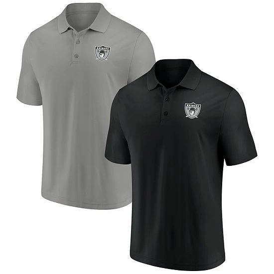 Men's Fanatics Branded Black/Silver Las Vegas Raiders Home & Away Throwback 2-Pack Polo Set Men's Fanatics Branded Black/Silver Las Vegas Raiders Home & Away Throwback 2-Pack Polo Set -Metaverse shop unnamed file 23188