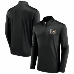 Men's Fanatics Branded Black Philadelphia Flyers Underdog Mindset Quarter-Zip Jacket -Metaverse shop unnamed file 2321
