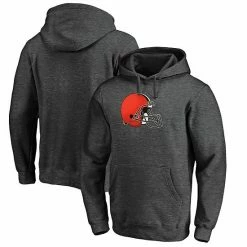 Men's Fanatics Branded Heathered Charcoal Cleveland Browns Big & Tall Primary Logo Pullover Hoodie -Metaverse shop unnamed file 23212