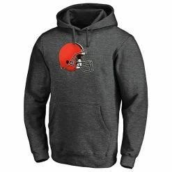 Men's Fanatics Branded Heathered Charcoal Cleveland Browns Big & Tall Primary Logo Pullover Hoodie -Metaverse shop unnamed file 23213