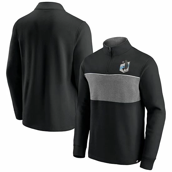 Men's Fanatics Branded Black Minnesota United FC Block Party Fleece Quarter-Zip Jacket Men's Fanatics Branded Black Minnesota United FC Block Party Fleece Quarter-Zip Jacket -Metaverse shop unnamed file 23220