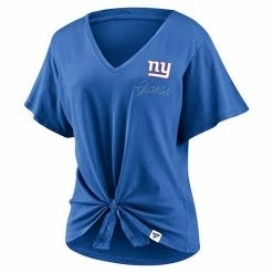Women's Fanatics Branded Royal New York Giants Sport Resort Tie Front V-Neck T-Shirt 3 Women's Fanatics Branded Royal New York Giants Sport Resort Tie Front V-Neck T-Shirt -Metaverse shop unnamed file 23309