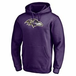 Men's Fanatics Branded Lamar Jackson Purple Baltimore Ravens Player Icon Name & Number Pullover Hoodie -Metaverse shop unnamed file 23332