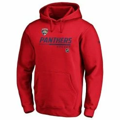 Men's Fanatics Branded Red Florida Panthers Authentic Pro Core Collection Prime Pullover Hoodie -Metaverse shop unnamed file 23342