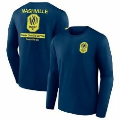 Men's Fanatics Branded Navy Nashville SC Constant Success Long Sleeve T-Shirt -Metaverse shop unnamed file 23362
