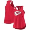 Women's Fanatics Branded Red Kansas City Chiefs Plus Size Logo Racerback Tank Top -Metaverse shop unnamed file 23386