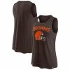 Women's Fanatics Branded Brown Cleveland Browns Root For Tank Top -Metaverse shop unnamed file 23423