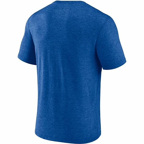 Men's Fanatics Branded Heathered Royal Tampa Bay Lightning Americana Stars & Stripes Tri-Blend T-Shirt 6 Men's Fanatics Branded Heathered Royal Tampa Bay Lightning Americana Stars & Stripes Tri-Blend T-Shirt - Image 4