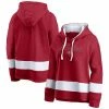 Women's Fanatics Branded Red/White Tampa Bay Buccaneers Colors Of Pride Colorblock Pullover Hoodie