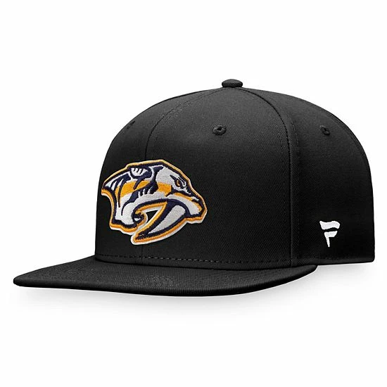 Men's Fanatics Branded Black Nashville Predators Core Primary Logo Snapback Adjustable Hat Men's Fanatics Branded Black Nashville Predators Core Primary Logo Snapback Adjustable Hat -Metaverse shop unnamed file 23492