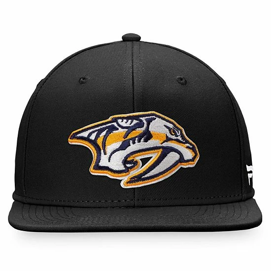 Men's Fanatics Branded Black Nashville Predators Core Primary Logo Snapback Adjustable Hat Men's Fanatics Branded Black Nashville Predators Core Primary Logo Snapback Adjustable Hat -Metaverse shop unnamed file 23494