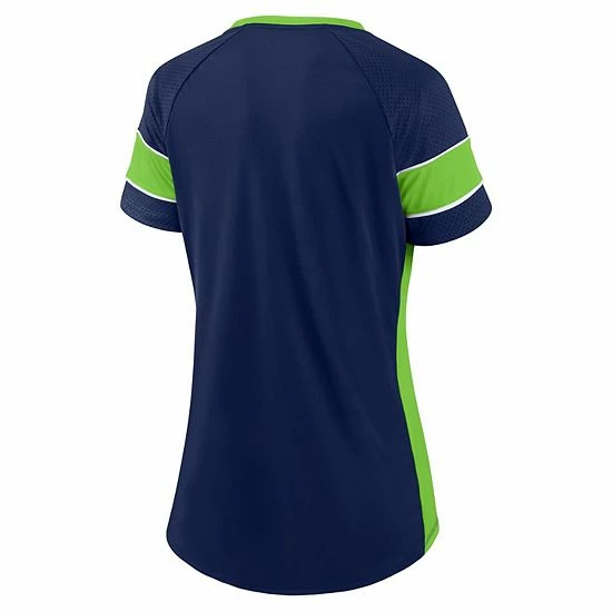 Women's Fanatics Branded College Navy/Neon Green Seattle Seahawks Team Draft Me Lace-Up Raglan T-Shirt Women's Fanatics Branded College Navy/Neon Green Seattle Seahawks Team Draft Me Lace-Up Raglan T-Shirt -Metaverse shop unnamed file 23517