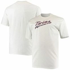 Men's Fanatics Branded Heathered Oatmeal Minnesota Twins Big & Tall Cooperstown Collection Arch T-Shirt 3 Men's Fanatics Branded Heathered Oatmeal Minnesota Twins Big & Tall Cooperstown Collection Arch T-Shirt -Metaverse shop unnamed file 23531