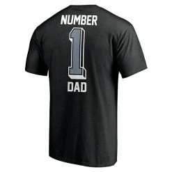 Men's Fanatics Branded Black Las Vegas Raiders #1 Dad T-Shirt -Metaverse shop unnamed file 23537