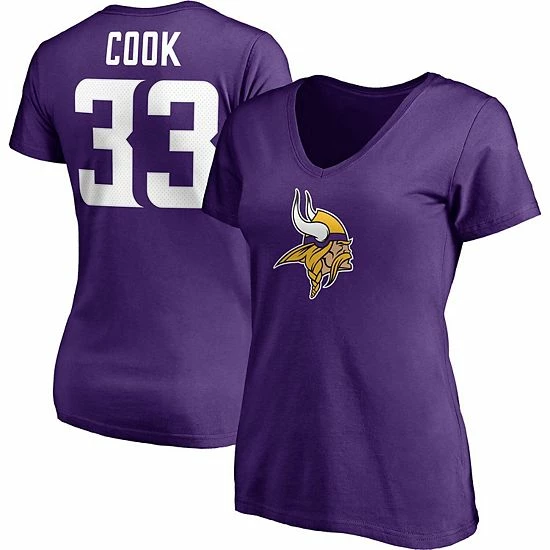 Women's Fanatics Branded Dalvin Cook Purple Minnesota Vikings Player Icon Name & Number V-Neck T-Shirt Women's Fanatics Branded Dalvin Cook Purple Minnesota Vikings Player Icon Name & Number V-Neck T-Shirt -Metaverse shop unnamed file 23552