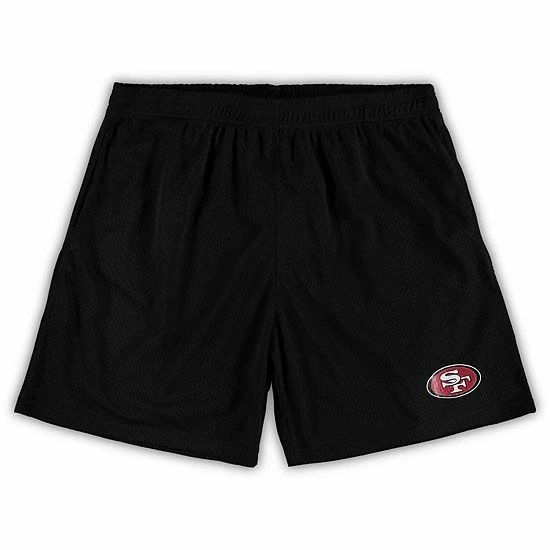 Men's Fanatics Branded Black San Francisco 49ers Big & Tall Shorts Men's Fanatics Branded Black San Francisco 49ers Big & Tall Shorts -Metaverse shop unnamed file 23555