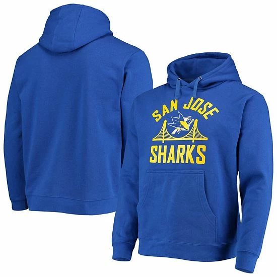 Men's Fanatics Branded Royal San Jose Sharks Warriors Pullover Hoodie Men's Fanatics Branded Royal San Jose Sharks Warriors Pullover Hoodie -Metaverse shop unnamed file 23566