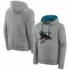 Men's Fanatics Branded Gray/Teal San Jose Sharks Special Edition Archival Throwback Pullover Hoodie 2 Men's Fanatics Branded Gray/Teal San Jose Sharks Special Edition Archival Throwback Pullover Hoodie -Metaverse shop unnamed file 23573