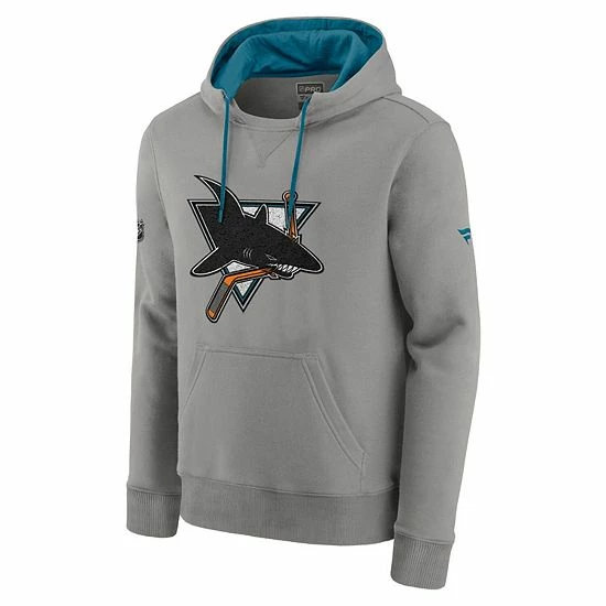 Men's Fanatics Branded Gray/Teal San Jose Sharks Special Edition Archival Throwback Pullover Hoodie Men's Fanatics Branded Gray/Teal San Jose Sharks Special Edition Archival Throwback Pullover Hoodie -Metaverse shop unnamed file 23575