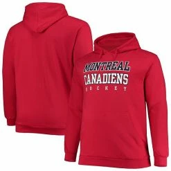 Men's Fanatics Branded Red Montreal Canadiens Big & Tall Pullover Hoodie 3 Men's Fanatics Branded Red Montreal Canadiens Big & Tall Pullover Hoodie -Metaverse shop unnamed file 23578