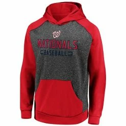 Men's Fanatics Branded Charcoal/Red Washington Nationals Game Day Ready Raglan Pullover Hoodie 4 Men's Fanatics Branded Charcoal/Red Washington Nationals Game Day Ready Raglan Pullover Hoodie -Metaverse shop unnamed file 23629