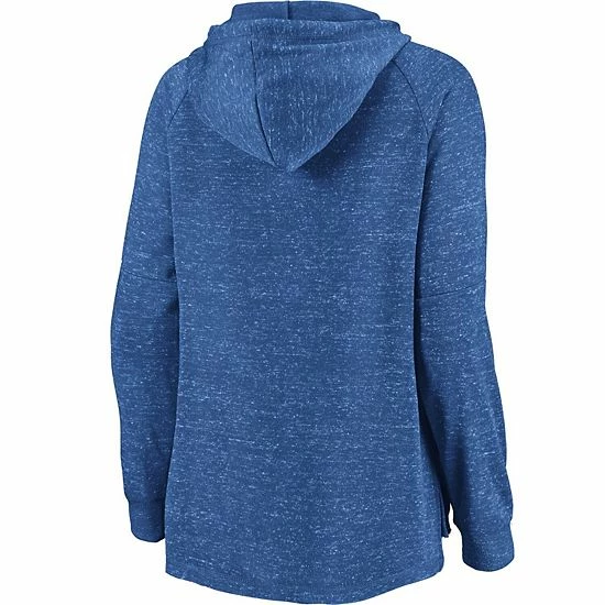 Women's Fanatics Branded Royal Kansas City Royals Faded Script Pullover Hoodie - Image 4