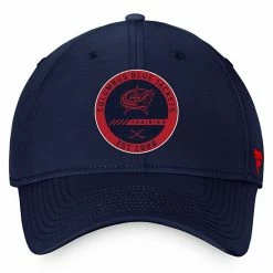 Men's Fanatics Branded Navy Columbus Blue Jackets Authentic Pro Training Camp Flex Hat -Metaverse shop unnamed file 23660