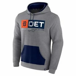Men's Fanatics Branded Heathered Gray/Navy Detroit Tigers Iconic Steppin Up Fleece Pullover Hoodie 8 Men's Fanatics Branded Heathered Gray/Navy Detroit Tigers Iconic Steppin Up Fleece Pullover Hoodie -Metaverse shop unnamed file 23667