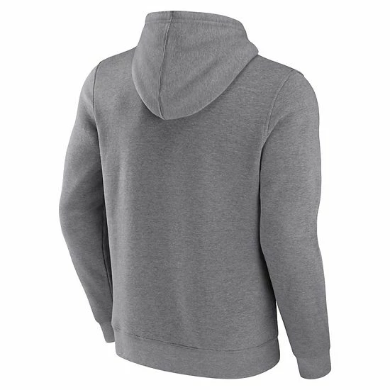 Men's Fanatics Branded Heathered Gray/Navy Detroit Tigers Iconic Steppin Up Fleece Pullover Hoodie 6 Men's Fanatics Branded Heathered Gray/Navy Detroit Tigers Iconic Steppin Up Fleece Pullover Hoodie - Image 4