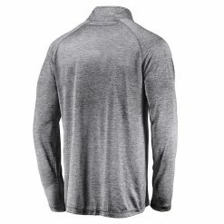 Men's Fanatics Branded Gray Texas A&M Aggies Striated Raglan Quarter-Zip Jacket -Metaverse shop unnamed file 23676