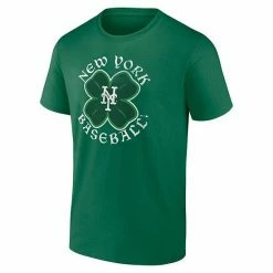 Men's Fanatics Branded Kelly Green New York Mets Celtic Clover T-Shirt -Metaverse shop unnamed file 23696