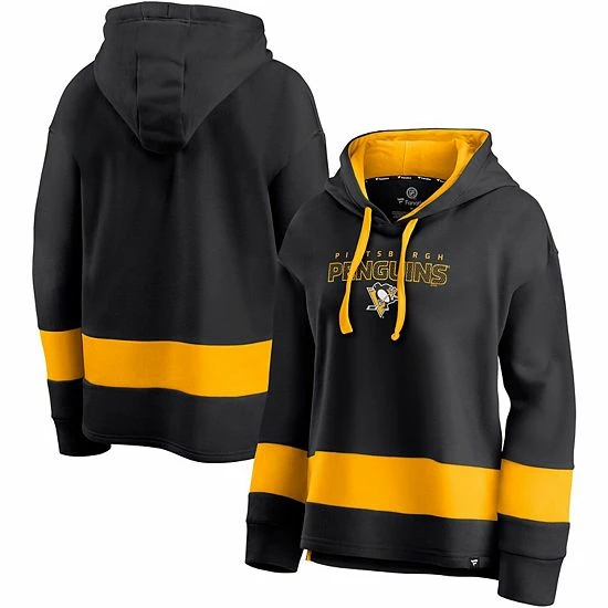 Women's Fanatics Branded Black/Gold Pittsburgh Penguins Colors of Pride Colorblock Pullover Hoodie Women's Fanatics Branded Black/Gold Pittsburgh Penguins Colors Of Pride Colorblock Pullover Hoodie -Metaverse shop unnamed file 23717