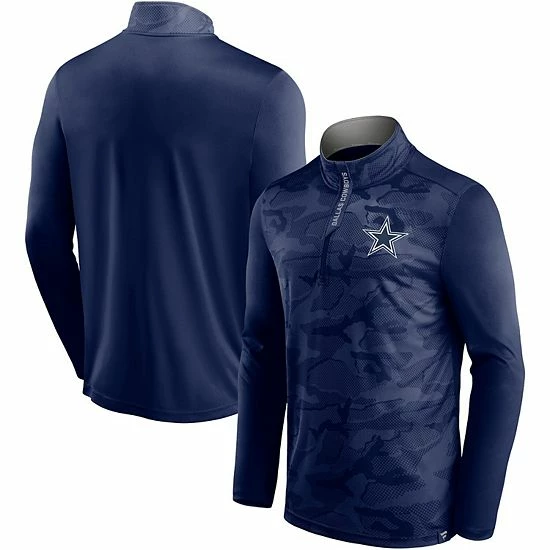 Men's Fanatics Branded Navy Dallas Cowboys Camo Jacquard Quarter-Zip Jacket Men's Fanatics Branded Navy Dallas Cowboys Camo Jacquard Quarter-Zip Jacket -Metaverse shop unnamed file 23742