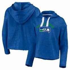 Women's Fanatics Branded Heathered Royal Seattle Seahawks Historic Logo Sport Resort Vintage Arc Cropped Raw Edge Pullover Hoodie 3 Women's Fanatics Branded Heathered Royal Seattle Seahawks Historic Logo Sport Resort Vintage Arc Cropped Raw Edge Pullover Hoodie -Metaverse shop unnamed file 23755