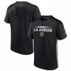 Men's Fanatics Branded Black/Silver Los Angeles Kings Authentic Pro Rink Tech T-Shirt -Metaverse shop unnamed file 23758